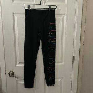 Pink Cotton Yoga Legging